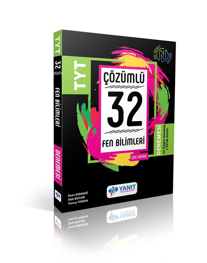 Yanıt Yayınları TYT Çözümlü 32 Fen Bilimleri Branş Deneme