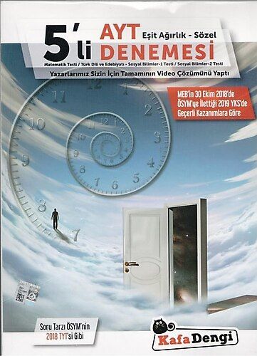 KafaDengi Yayınları AYT Deneme Sınavı / Eşit Ağırlık - Sözel 5'li Paket