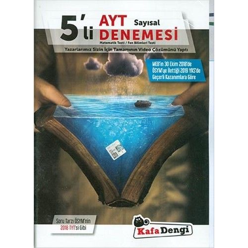 KafaDengi Yayınları AYT Deneme Sınavı / Sayısal 5'li Paket