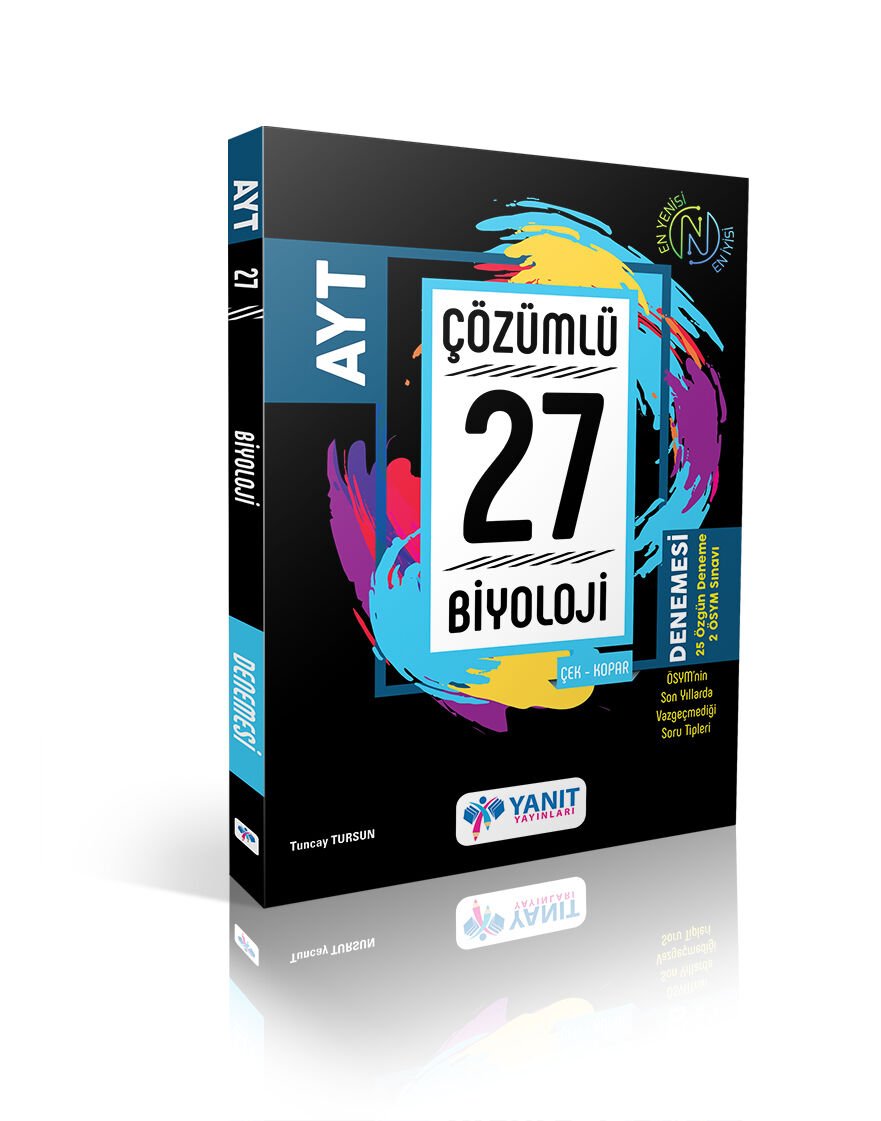 Yanıt Yayınları AYT Çözümlü 27 Biyoloji Branş Denemesi