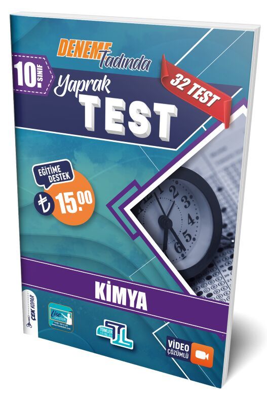 Tümler Yayınları 10. Sınıf Yaprak Test Kimya - 2022