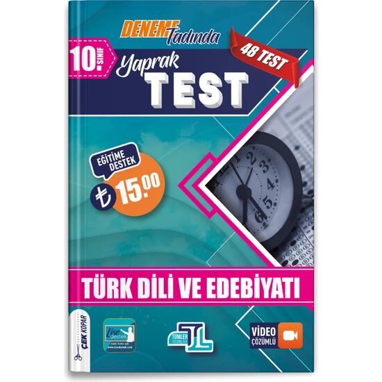 Tümler Yayınları 10. Sınıf Yaprak Test Türk Dili Edebiyatı - 2022