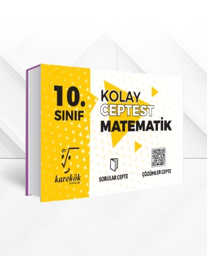 Karekök Yayınları 10.Sınıf Matematik Kolay CEP TEST