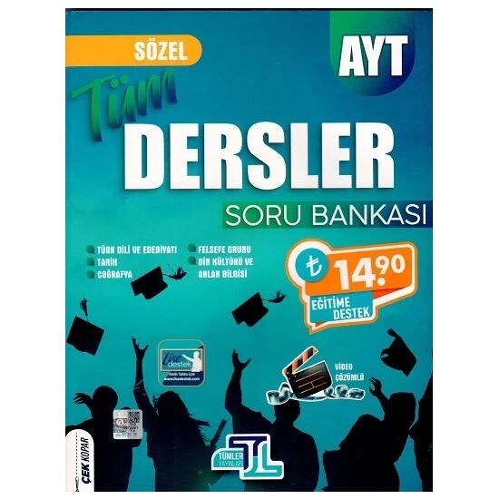 Tümler Yayınları AYT Soru Bankası Tüm Dersler Sözel - 2022