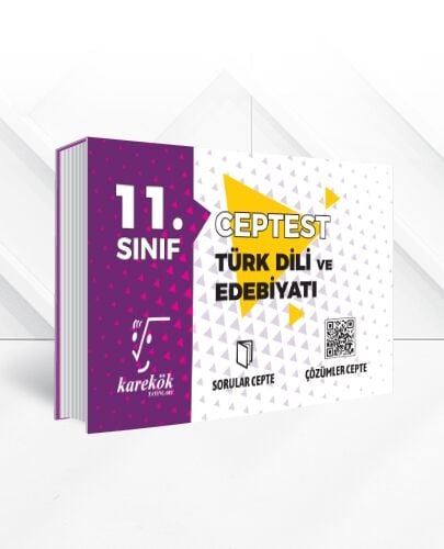 Karekök Yayınları 11.Sınıf Türk Dili ve Edebiyatı CEP TEST