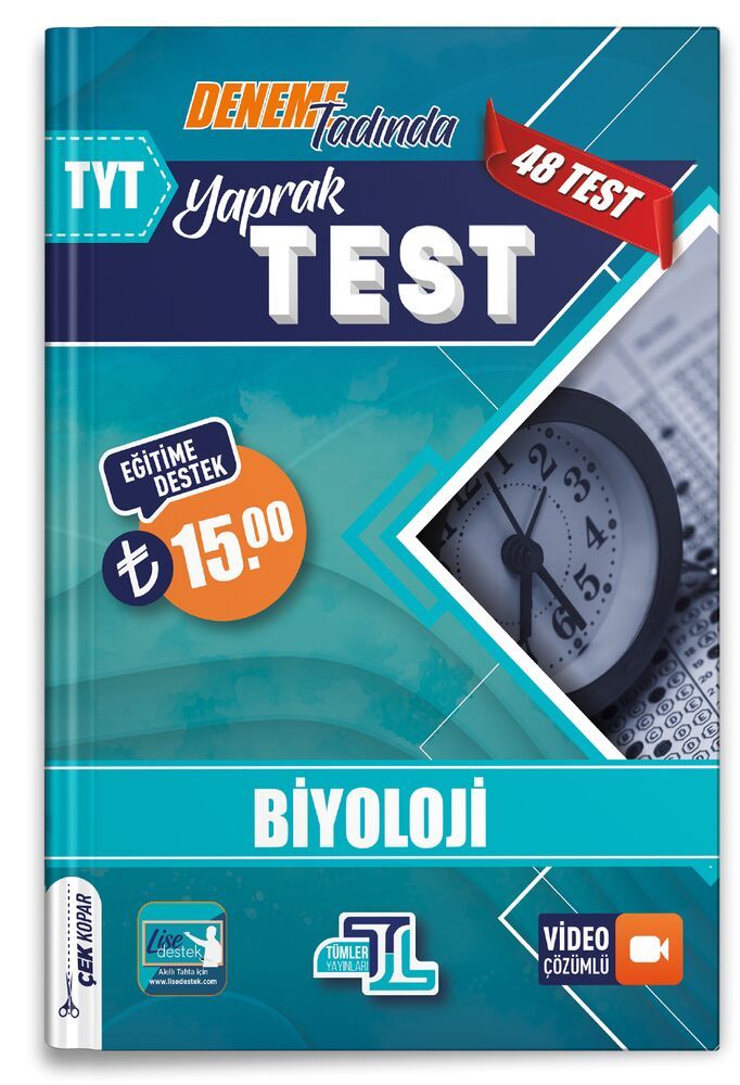Tümler Yayınları TYT Yaprak Test Biyoloji - 2022