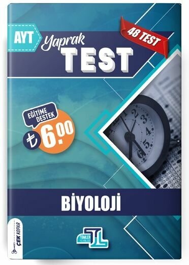Tümler Yayınları YKS AYT Yaprak Test Biyoloji - 2022