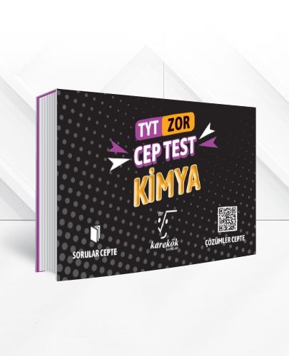 Karekök Yayınları TYT Kimya Zor CEP TEST