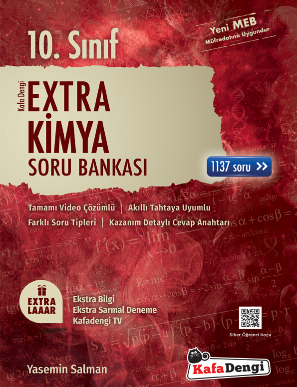 KafaDengi Yayınları 10.Sınıf Extra Kimya Soru Bankası