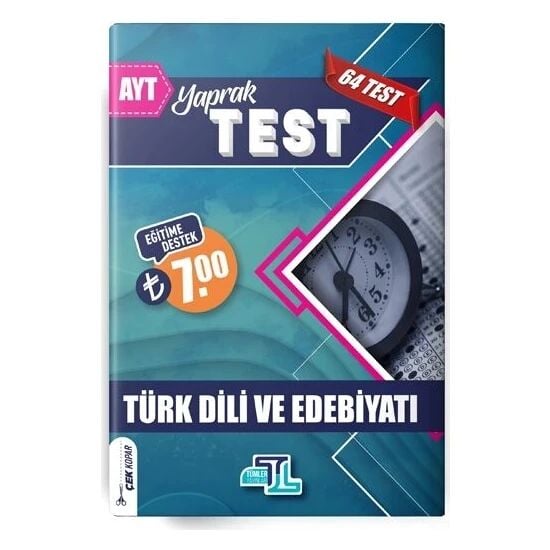 Tümler Yayınları YKS AYT Yaprak Test Edebiyat - 2022