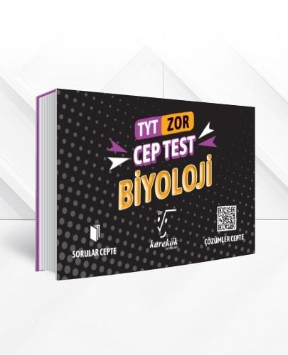 Karekök Yayınları TYT Biyoloji Zor CEP TEST