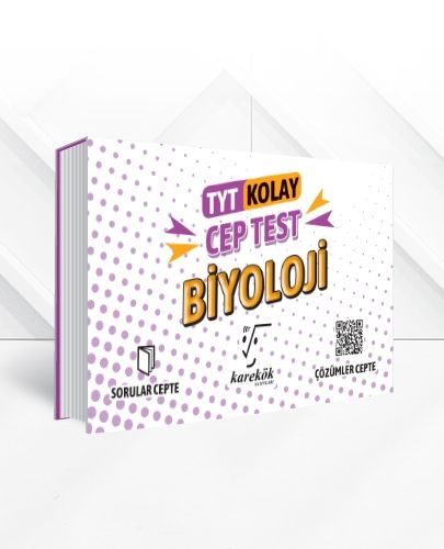 Karekök Yayınları TYT Biyoloji Kolay CEP TEST