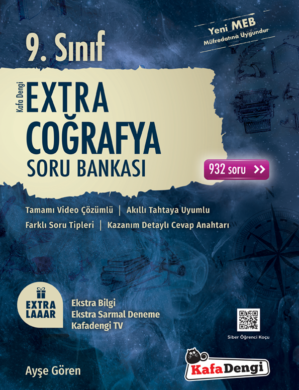 KafaDengi Yayınları 9.Sınıf Extra Coğrafya Soru Bankası