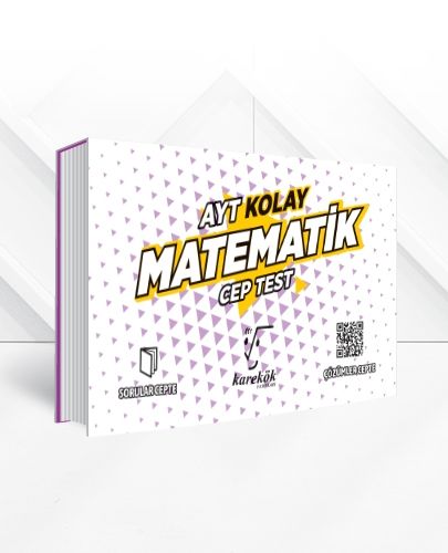 Karekök Yayınları AYT Matematik Kolay CEP TEST