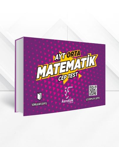 Karekök Yayınları AYT Matematik Orta CEP TEST