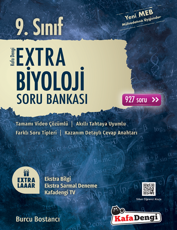 KafaDengi Yayınları 9.Sınıf Extra Biyoloji Soru Bankası
