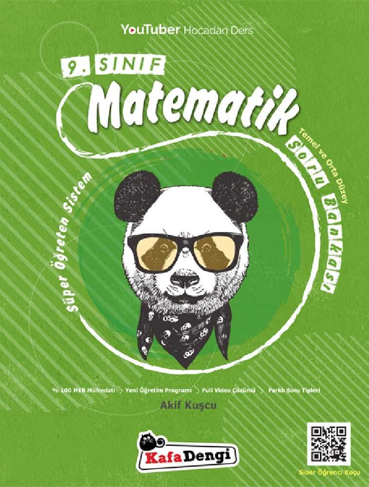 KafaDengi Yayınları 9.Sınıf Süper Öğreten Matematik Soru Bankası