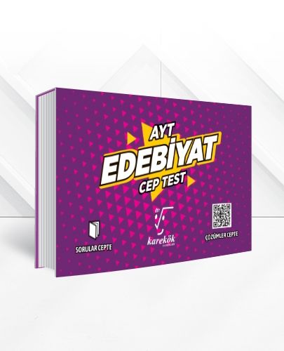 Karekök Yayınları AYT Edebiyat CEP TEST