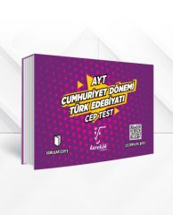 Karekök Yayınları AYT Cumhuriyet Dönemi Edebiyatı CEP TEST