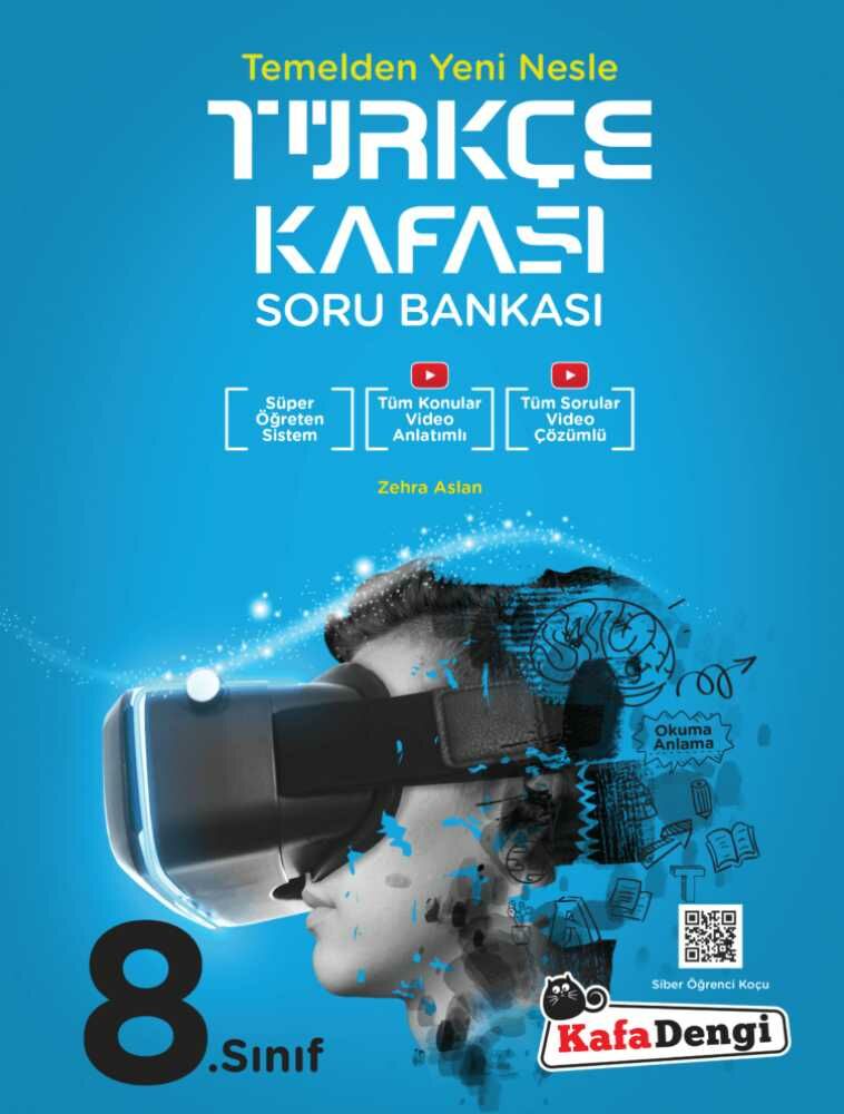 KafaDengi Yayınları 8.Sınıf Türkçe Kafası Soru Bankası