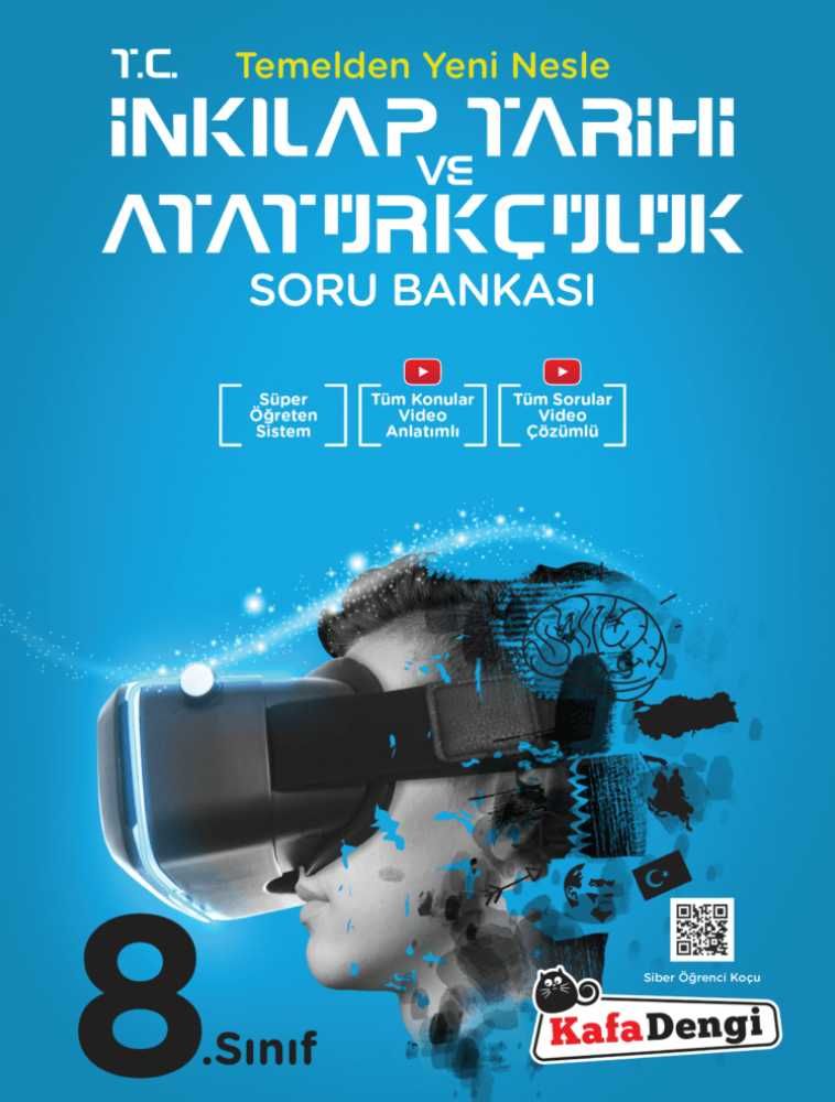 KafaDengi Yayınları 8.Sınıf T.C. İnkılap Tarihi ve Atatürkçülük Soru Bankası