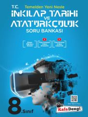 KafaDengi Yayınları 8.Sınıf T.C. İnkılap Tarihi ve Atatürkçülük Soru Bankası