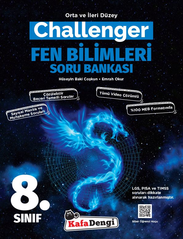 KafaDengi Yayınları 8.Sınıf Challenger Fen Bilimleri Soru Bankası