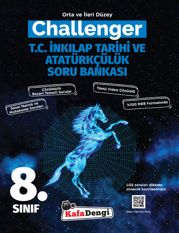 KafaDengi Yayınları 8.Sınıf Challenger T.C. İnkılap Tarihi Soru Bankası