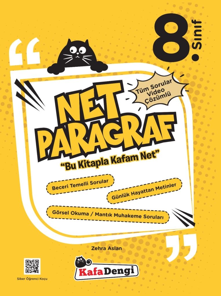KafaDengi Yayınları 8.Sınıf NET Paragraf Soru Bankası