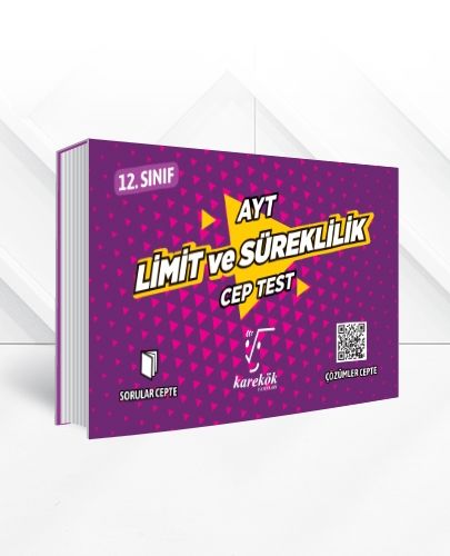 Karekök Yayınları AYT Limit ve Süreklilik CEP TEST