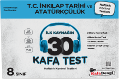 KafaDengi Yayınları 8. Sınıf  İnkılap Tarihi  30 Kafa Test