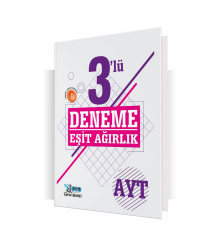 Yayın Denizi Yayınları AYT Pro Deneme 3'lü  Eşit Ağırlık - 2022