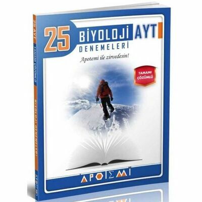 Apotemi Yayınları YKS AYT Deneme 25'li Biyoloji - 2022