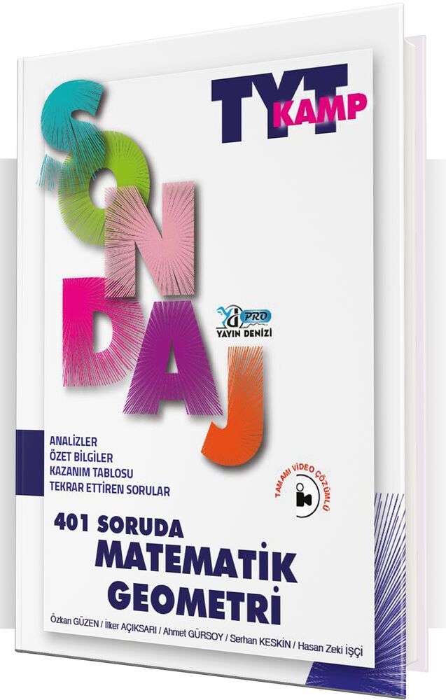 Yayın Denizi Yayınları TYT Pro Sondaj Kamp Matematik Geometri - 2022