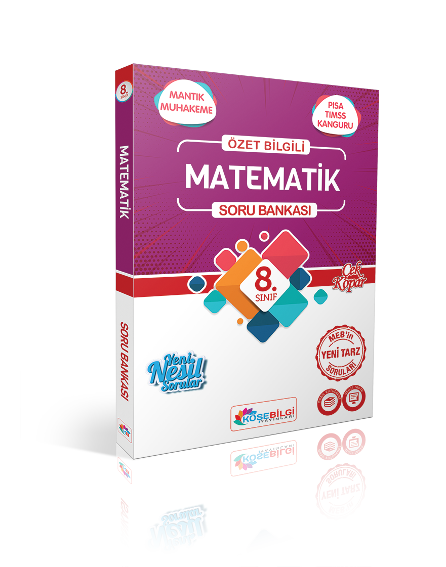 Köşebilgi Yayınları 8.Sınıf Matematik Özet Bilgili Soru Bankası