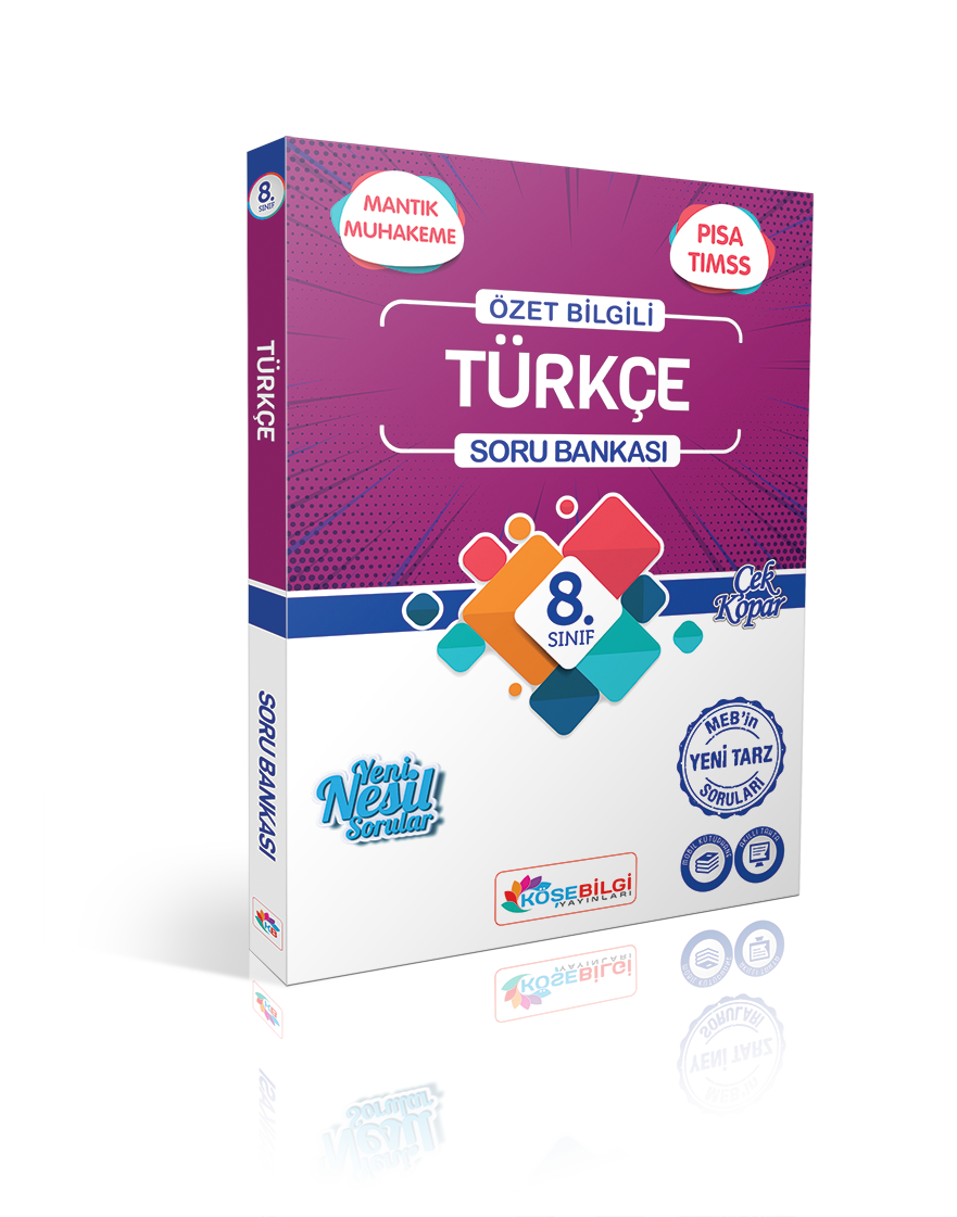 Köşebilgi Yayınları 8.Sınıf Türkçe Özet Bilgili Soru Bankası