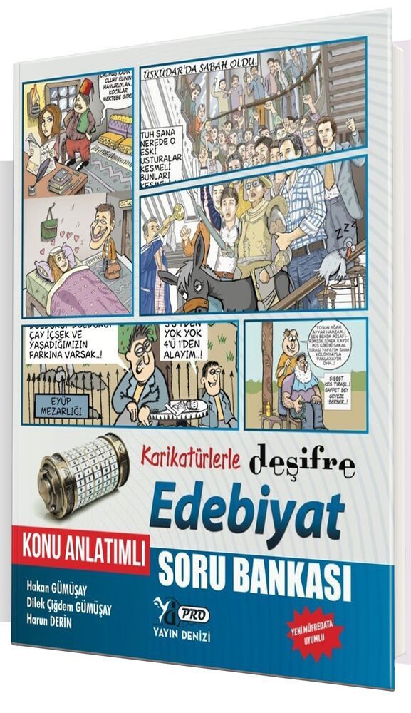 Yayın Denizi Yayınları YKS AYT Pro Karikatürlerle Deşifre Edebiyat - 2022