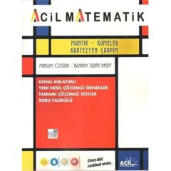 Acil Yayınları TYT Mantık Kümeler Kartezyen Çarpım - 2023