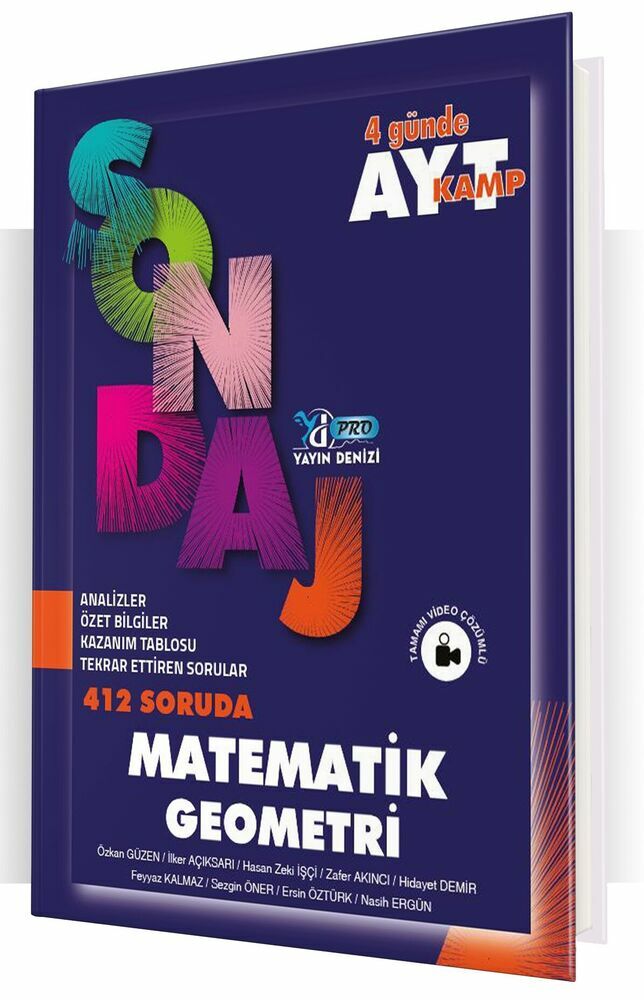 Yayın Denizi Yayınları YKS AYT Pro Sondaj Kamp Matematik - 2022
