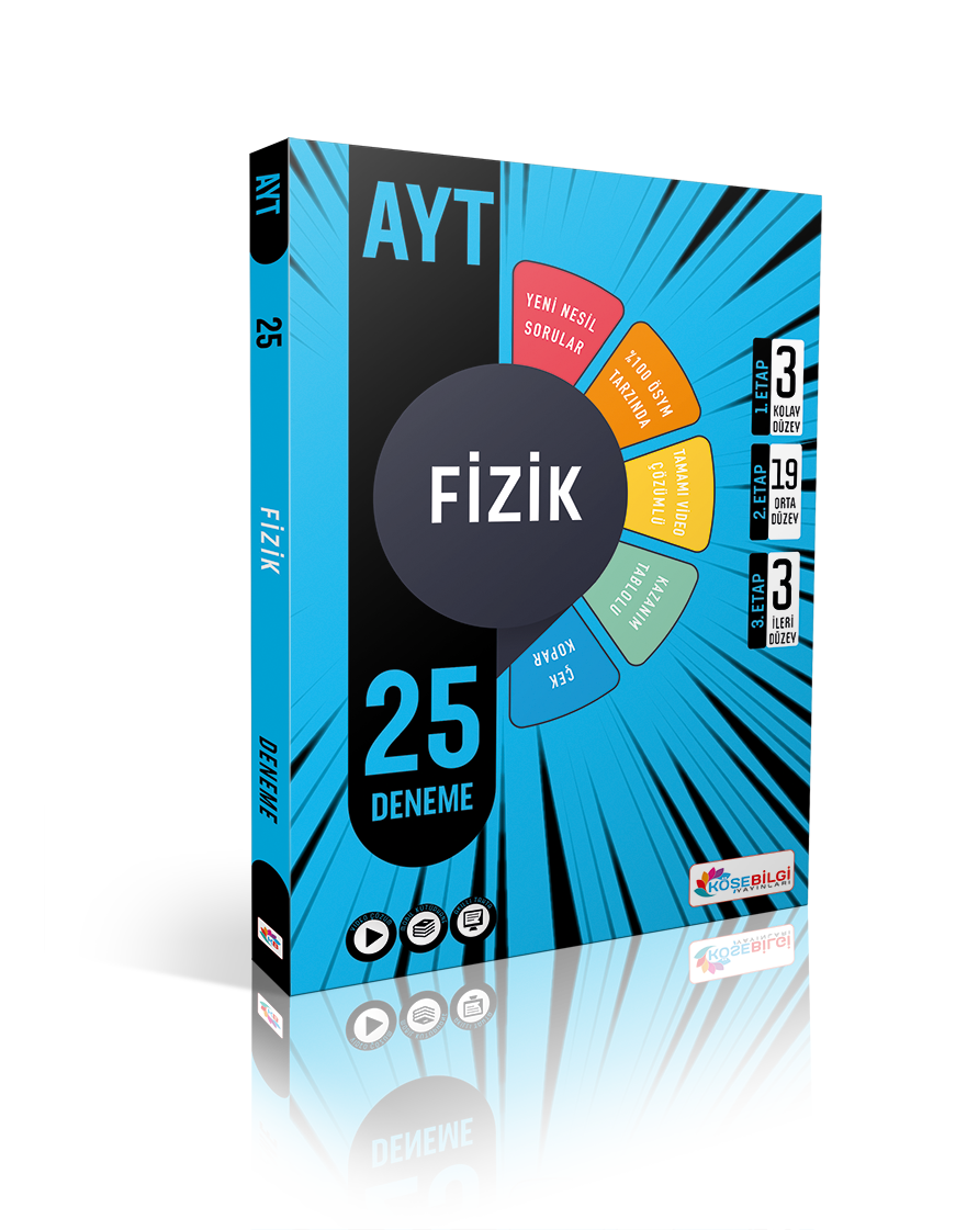 Köşebilgi Yayınları AYT Fizik 25 Branş Denemesi