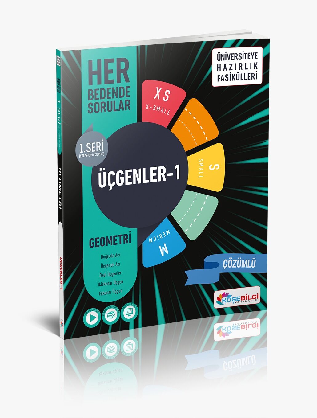 Köşebilgi Yayınları Üniversite Hazırlık Her Bedende Geometri 1.Seri - Üçgenler-1