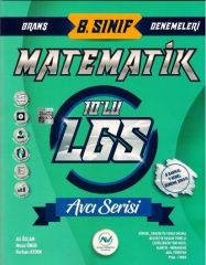 Av Yayınları 8. Sınıf Av LGS Deneme 10'lu Matematik - 2022