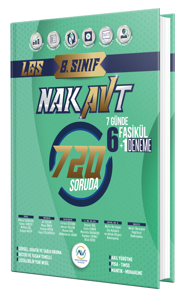 Av Yayınları 8. Sınıf Av Nakavt Tam Tekrar - 2022