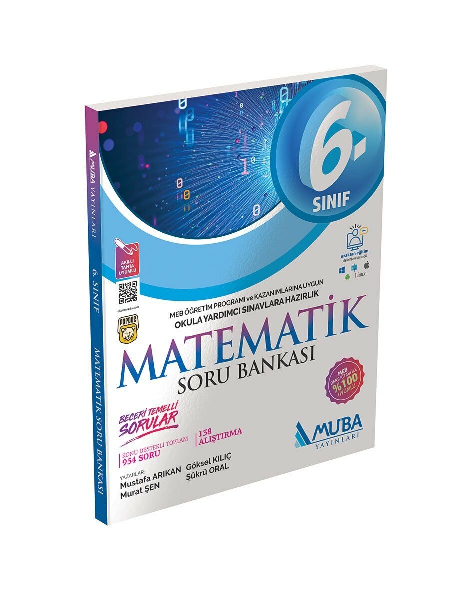 Muba Yayınları 6. Sınıf Matematik Soru Bankası