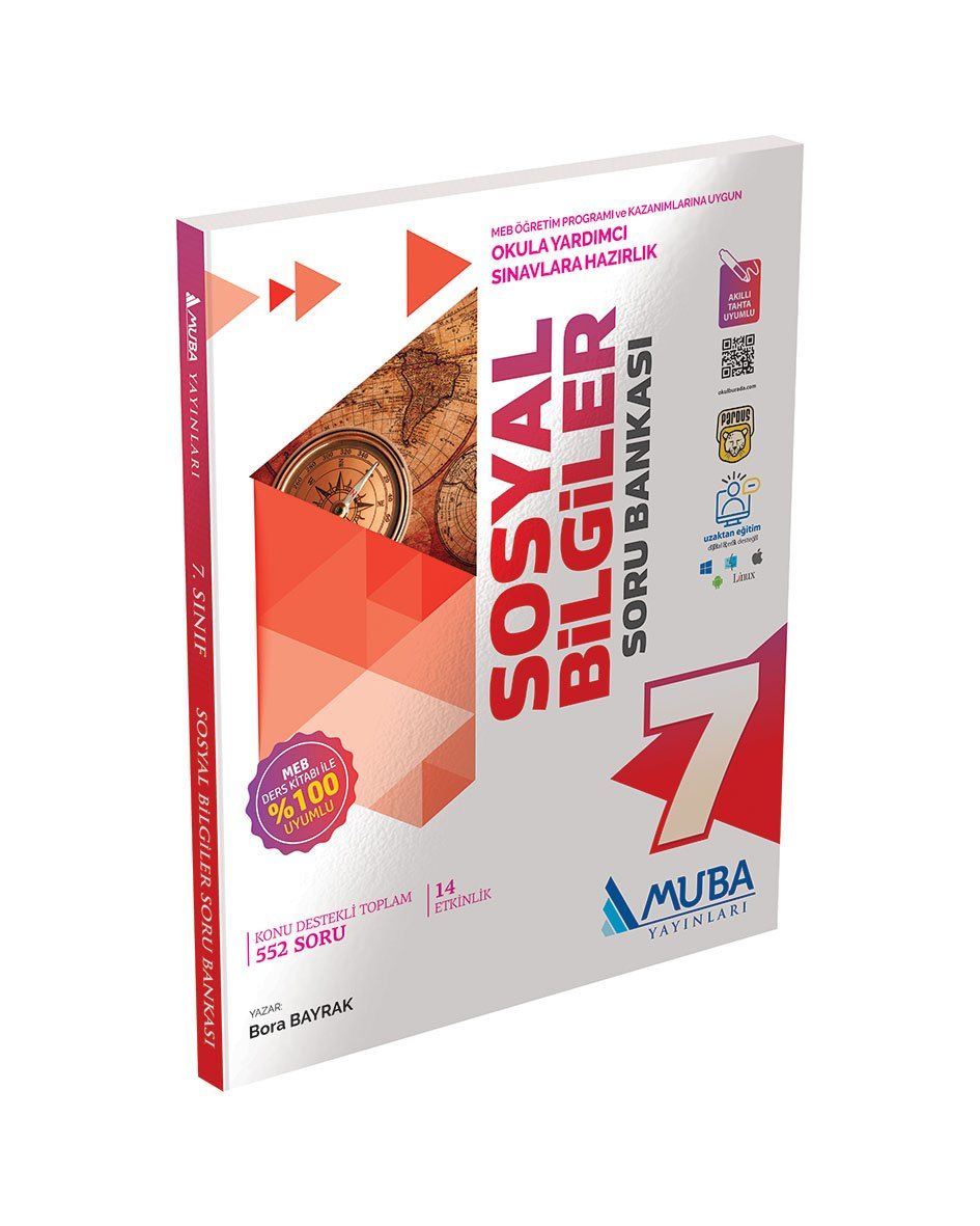 Muba Yayınları 7. Sınıf Sosyal Bilgiler Soru Bankası
