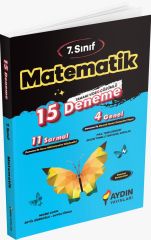 Aydın Yayınları 7. Sınıf Matematik 15 Deneme