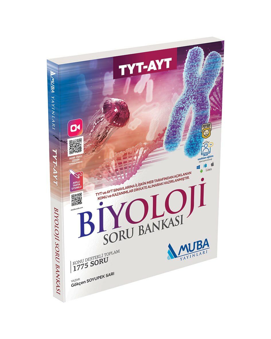 Muba Yayınları TYT-AYT Biyoloji Soru Bankası