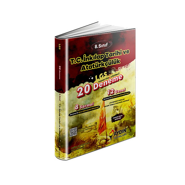 Aydın Yayınları LGS 8. Sınıf İnkılap Tarihi ve Atatürkçülük 20 Deneme