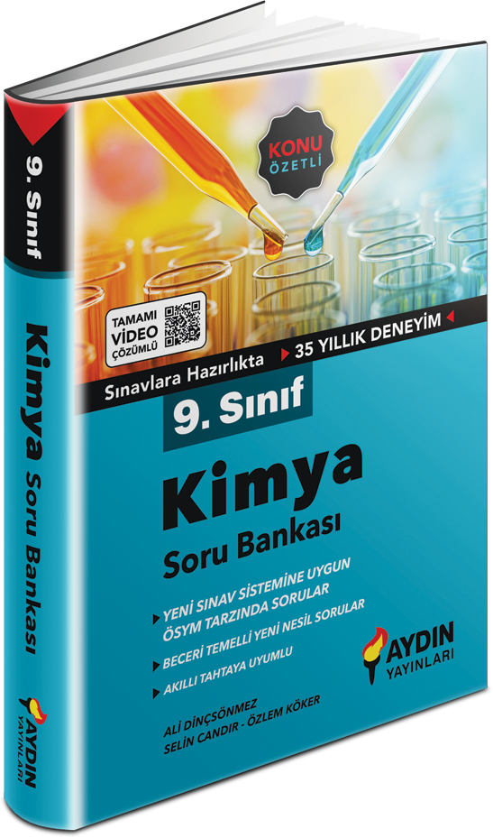 Aydın Yayınları 9. Sınıf Kimya Konu Özetli Soru Bankası