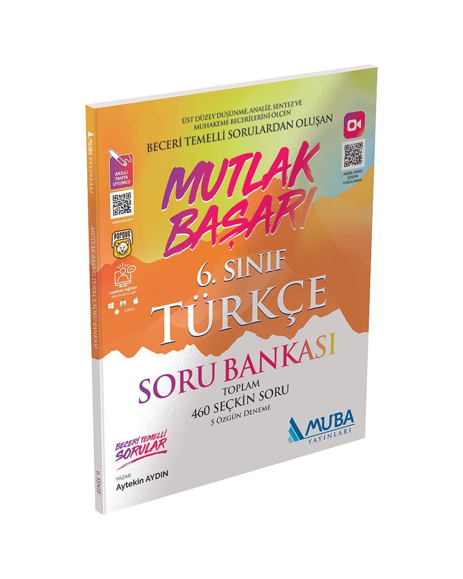 Muba Yayınları Mutlak Başarı 6. Sınıf Türkçe Soru Bankası